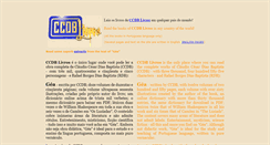 Desktop Screenshot of ccdblivros.com